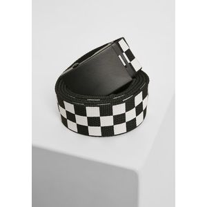 Urban Classics Adjustable Checker Belt black/white - One Size vyobraziť