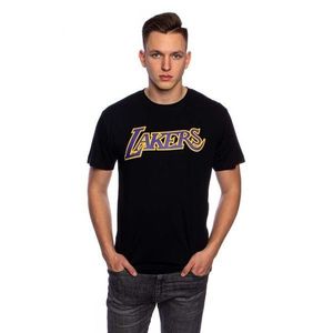 T-shirt Mitchell & Ness Los Angeles Lakers black Team Wordmark Table Top Tee - S vyobraziť