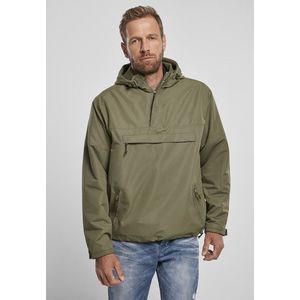 Brandit Fleece Pull Over Windbreaker olive - S vyobraziť