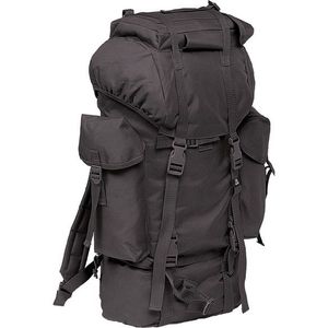 Brandit Nylon Military Backpack black - UNI vyobraziť