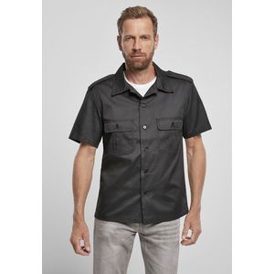 Brandit Short Sleeves US Shirt black - S vyobraziť