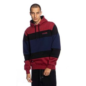 Mass Denim Sweatshirt Layer Hoody black/claret - S vyobraziť