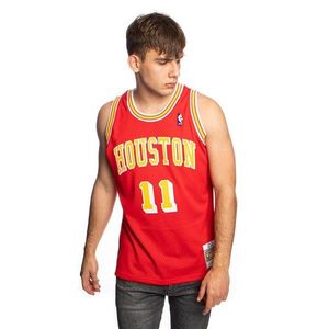 Mitchell & Ness Houston Rockets #11 Yao Ming university red Swingman Jersey - L vyobraziť