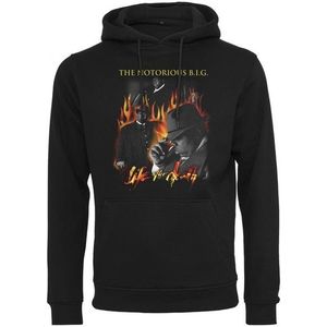 Mr. Tee Biggie Flames Hoody black - XS vyobraziť