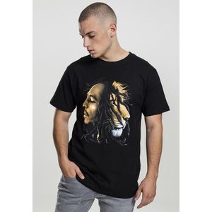 Mr. Tee Bob Marley Lion Face Tee black - XXL vyobraziť