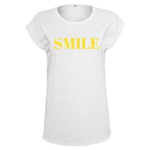 Mr. Tee Ladies Smile Tee white - S vyobraziť