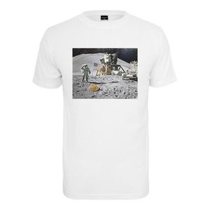 Mr. Tee Pizza Moon Landing Tee white - M vyobraziť