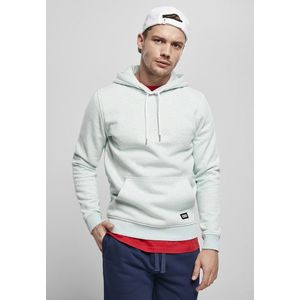 Urban Classics Basic Melange Hoody aqua melange - XXL vyobraziť