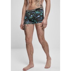 Urban Classics Boxer Shorts 3-Pack island aop+lime+grey - S vyobraziť