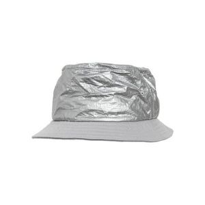 Urban Classics Crinkled Paper Bucket Hat silver - UNI vyobraziť