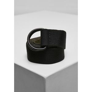 Urban Classics Easy D-Ring Belt 2-Pack black/olive+white/pepple - UNI vyobraziť