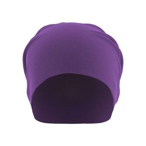 Urban Classics Jersey Beanie purple - UNI vyobraziť