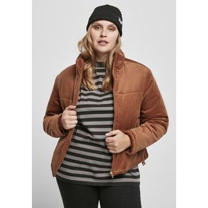 Urban Classics Ladies Corduroy Puffer Jacket toffee - XL vyobraziť