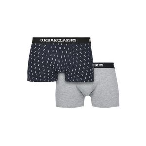 Urban Classics Men Boxer Shorts Double Pack small pineapple aop+grey - XXL vyobraziť