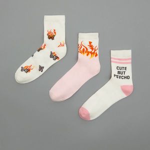Cropp - 3 páry ponožiek s potlačou - Ružová vyobraziť