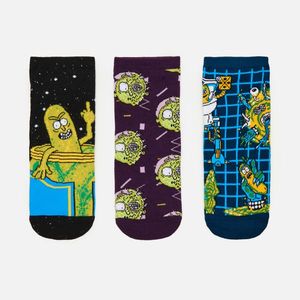 Cropp - Súprava 3 párov ponožiek Rick and Morty - Čierna vyobraziť