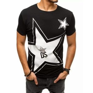 Čierne tričko s potlačou DS STAR vyobraziť