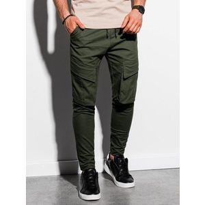 Khaki jogger nohavice P999 vyobraziť