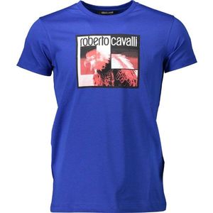 Roberto Cavalli pánske tričko Farba: Modrá, Veľkosť: XL vyobraziť
