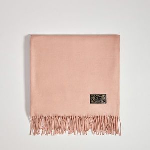 Mohito - Hladký šál so strapcami - Ružová vyobraziť
