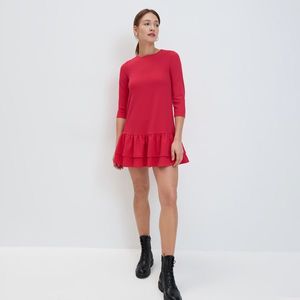 Mohito - Šaty s volánom - Červená vyobraziť