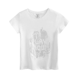 Dievčenské tričko 4F bielej vyobraziť