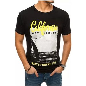 čierne pánske tričko california vyobraziť