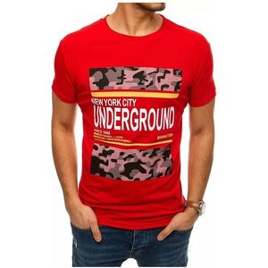 červené pánske tričko underground vyobraziť