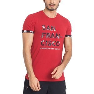 Tommy life červené pánske tričko san francisco vyobraziť