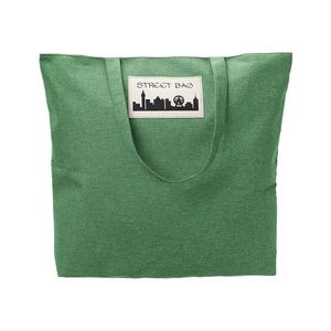 Zelená priestranná nákupná taška vyobraziť