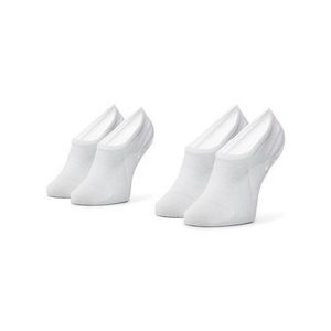 Tommy Hilfiger Súprava 2 párov kotníkových ponožiek dámskych 383024001 Biela vyobraziť