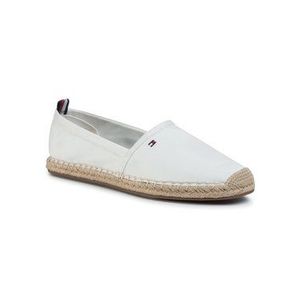 Tommy Hilfiger Espadrilky Basic Tommy Flat Espadrille FW0FW04827 Biela vyobraziť