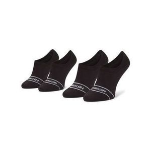 Calvin Klein Súprava 2 párov krátkych ponožiek dámskych 100001898 Čierna vyobraziť