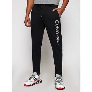 Calvin Klein Teplákové nohavice Logo K10K106721 Čierna Regular Fit vyobraziť