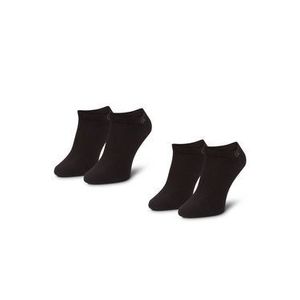 Calvin Klein Súprava 2 párov členkových pánskych ponožiek 100001932 Čierna vyobraziť