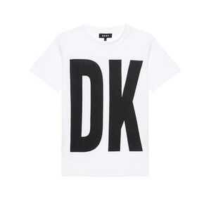 DKNY Každodenné šaty D32777 S Biela Regular Fit vyobraziť