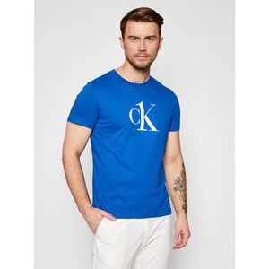 Calvin Klein Swimwear Tričko KM0KM00646 Modrá Regular Fit vyobraziť