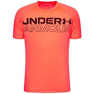Under Armour Funkčné tričko Wordmark 1361702 Oranžová Loose Fit vyobraziť