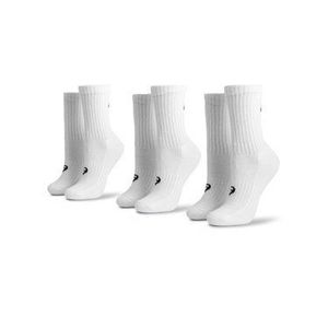Asics Súprava 3 párov vysokých ponožiek unisex 3PPK Crew Sock 155204 Biela vyobraziť