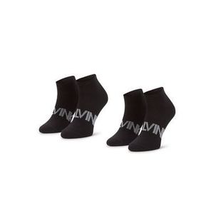 Calvin Klein Súprava 2 párov členkových pánskych ponožiek 100001857 Čierna vyobraziť