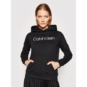 Calvin Klein Mikina Core Logo K20K202687 Čierna Regular Fit vyobraziť