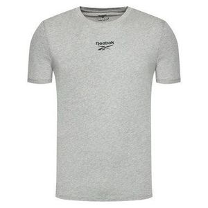 Reebok Tričko Training Essentials Tape GU9976 Sivá Regular Fit vyobraziť