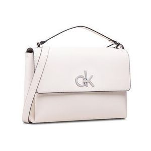 Calvin Klein Kabelka Flap Top H Md K60K608061 Biela vyobraziť