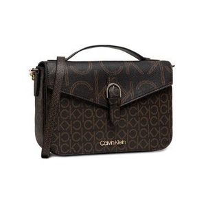 Calvin Klein Kabelka Shoulder Bag W/Top H Mono Scl K60K6076720 Hnedá vyobraziť