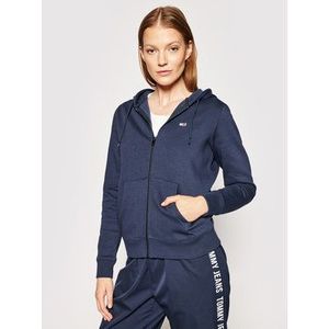 Tommy Jeans Mikina Zip Through DW0DW10135 Tmavomodrá Regular Fit vyobraziť