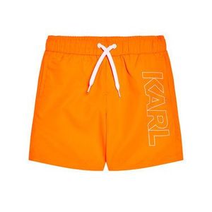 KARL LAGERFELD Plavecké šortky Z20055 D Oranžová Regular Fit vyobraziť