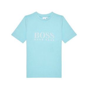 Boss Tričko J25G96 D Modrá Regular Fit vyobraziť