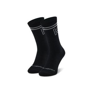 KARL LAGERFELD Vysoké pánske ponožky 805506 Čierna vyobraziť