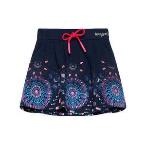 Desigual Sukňa Cajal 21SGFK03 Tmavomodrá Regular Fit vyobraziť