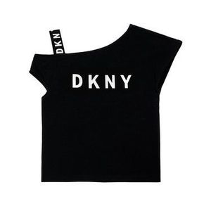 DKNY Tričko D35R44 S Čierna Regular Fit vyobraziť